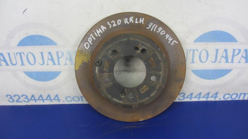 Тормозной диск задний KIA OPTIMA TF 11-16 2015 Седан 2.4 58411-3V500 Б/У