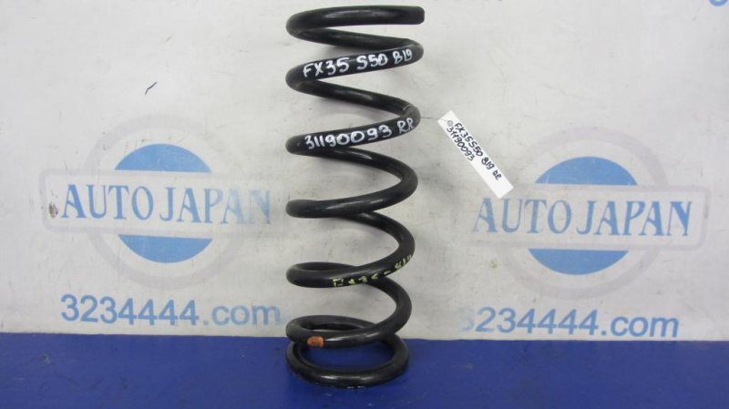 Пружина задней подвески INFINITI FX S50 03-08 2005 Внедорожник 3.5 55020-CM80A Б/У