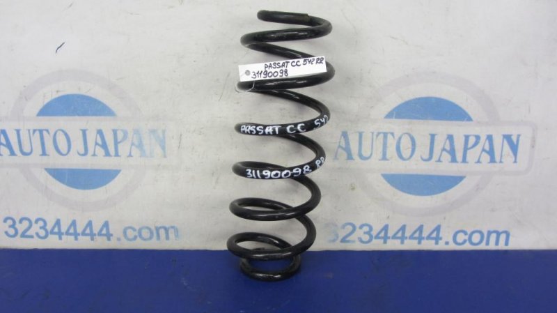 Пружина задней подвески VOLKSWAGEN PASSAT CC 08-12 2012 358 2.0 CBFA 3C0 511 115 AN Б/У