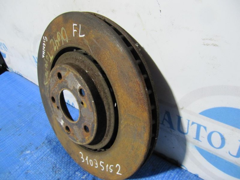 Тормозной диск передний SIENNA 11-16 2011 GSL30 3.5 2GR-FE