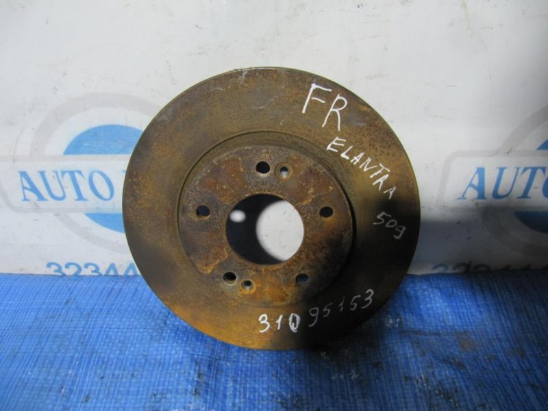 Запчасть тормозной диск передний HYUNDAI ELANTRA MD 10-15 2013 Седан 1.8 51712-3X000 Б/У Тормозной диск передний HYUNDAI ELANTRA MD 10-15 2013 Седан 1.8 51712-3X000 Б/У