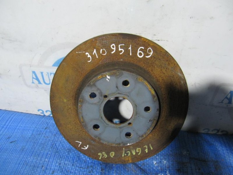 Тормозной диск передний SUBARU LEGACY BN 14-18 2016 Седан 2.5 26300AL000 Б/У