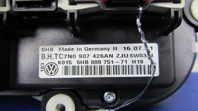 Блок управления печкой PASSAT CC 08-12 2012 358 2.0 CBFA