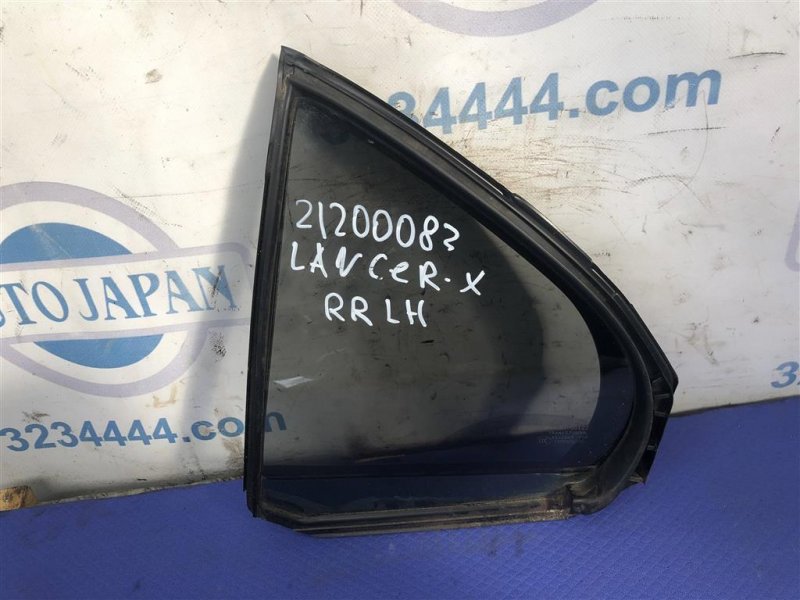 Стекло двери глухое заднее левое MITSUBISHI LANCER X 10 15-17 2017 Седан 2.0 5740A189 Б/У