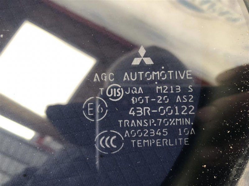 Стекло двери глухое заднее левое LANCER X 10 15-17 2017 Седан 2.0