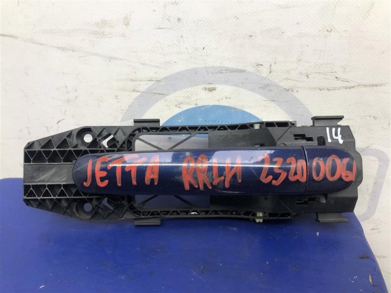 Ручка двери наружная задняя левая VOLKSWAGEN JETTA USA 10-17 2013 162 2.5 CBUA 5N0 837 205 M Б/У