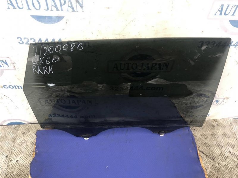 Стекло двери заднее правое INFINITI QX60/JX35 12-20 2017 Внедорожник 3.5 VQ35DD 82300-3JA1C Б/У