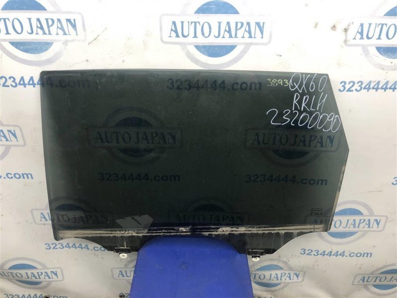 Стекло двери заднее левое INFINITI QX60/JX35 12-20 2015 Внедорожник 3.5 82301-3JA1C Б/У