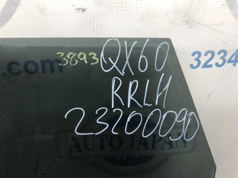 Стекло двери заднее левое QX60/JX35 12-20 2015 Внедорожник 3.5