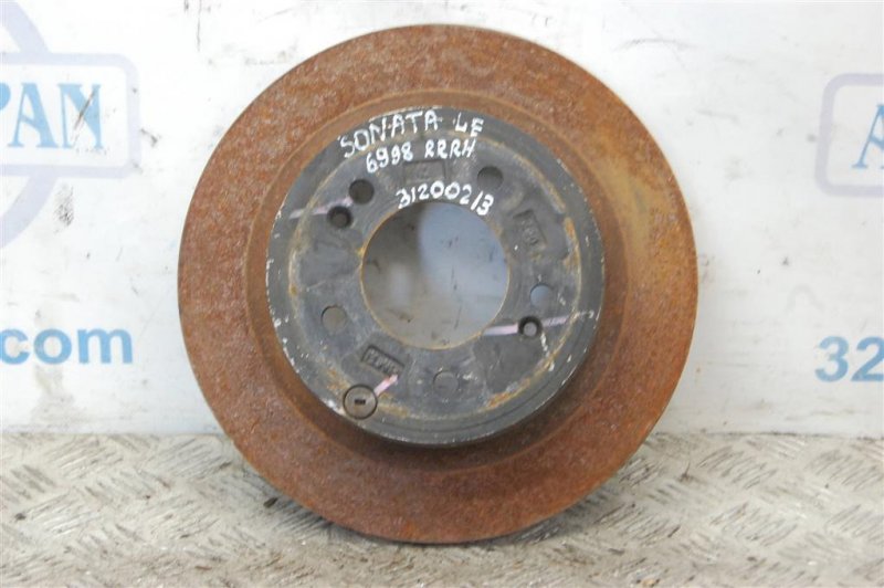 Тормозной диск задний HYUNDAI SONATA LF 2014- 2017 Седан 2.4 58411-3Q000 Б/У