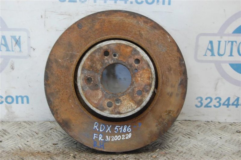 Тормозной диск передний ACURA RDX 06-12 2008 Внедорожник 2.3 45251-SWA-A00 Б/У