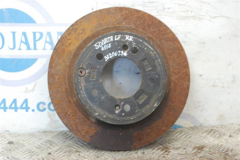 Тормозной диск задний HYUNDAI SONATA LF 2014- 2017 Седан 2.4 58411-3Q000 Б/У