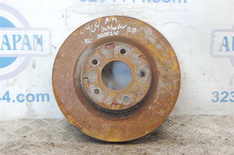 Запчасть тормозной диск передний MITSUBISHI OUTLANDER XL 05-13 2010 Внедорожник 2.4 4615A117 Б/У Тормозной диск передний MITSUBISHI OUTLANDER XL 05-13 2010 Внедорожник 2.4 4615A117 Б/У