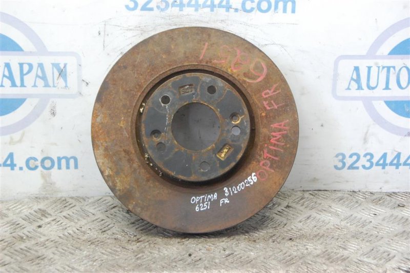 Тормозной диск передний KIA OPTIMA TF 11-16 2015 Седан 2.4 51712-3Q000 Б/У