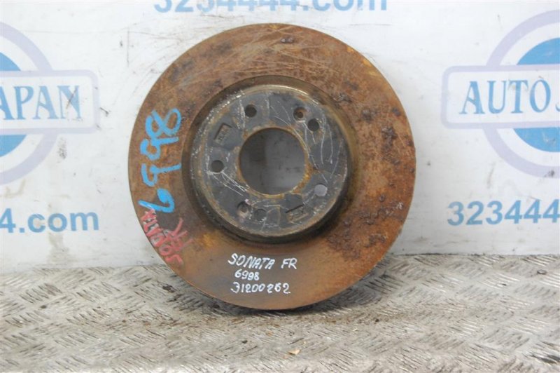 Запчасть тормозной диск передний HYUNDAI SONATA LF 2014- 2017 Седан 2.4 51712-C2000 Б/У Тормозной диск передний HYUNDAI SONATA LF 2014- 2017 Седан 2.4 51712-C2000 Б/У