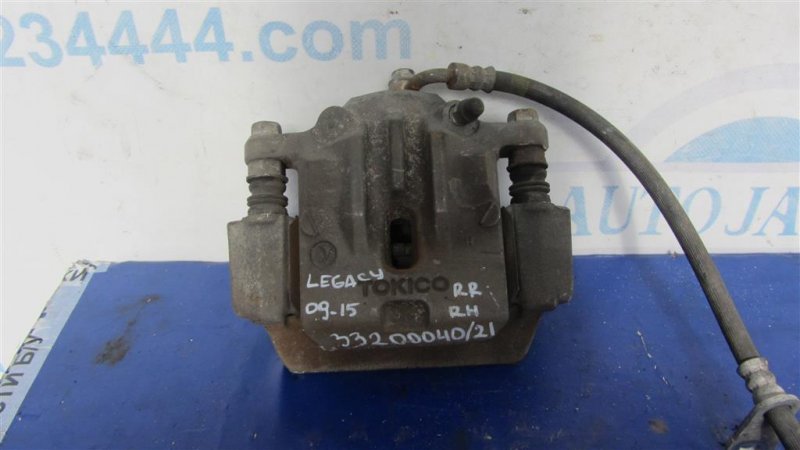 Суппорт тормозной задний правый SUBARU LEGACY 09-15 BM 2010 Седан 2.5 EJ253 26692AJ000 Б/У