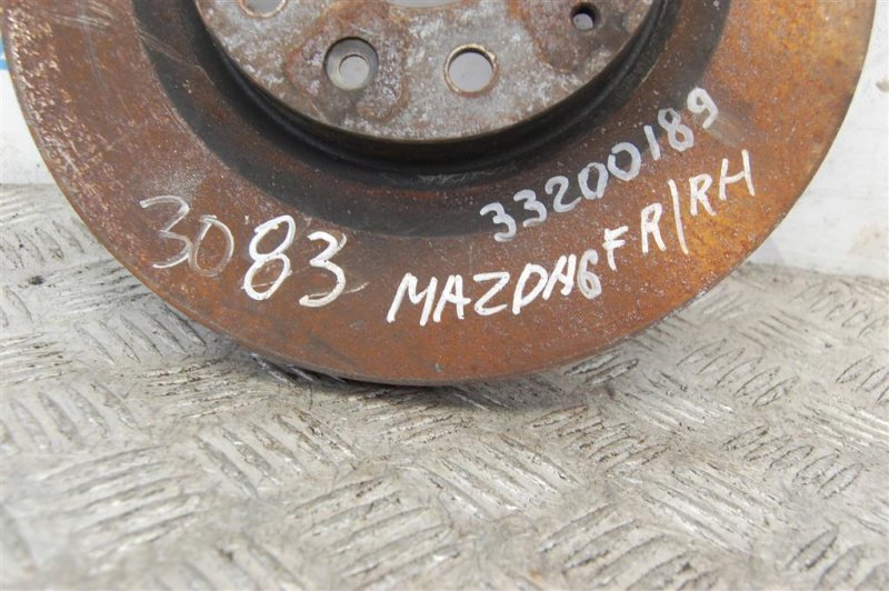 Тормозной диск передний 6 GH 07-12 2009 Седан 2.5