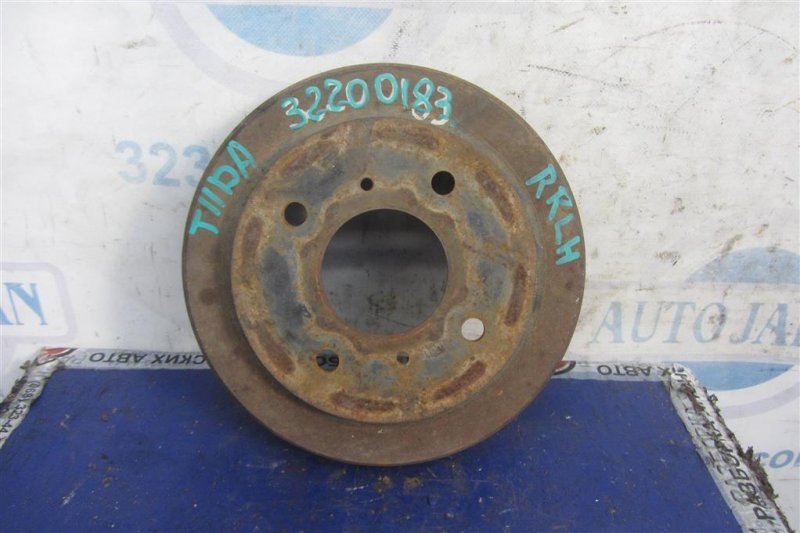 Тормозной барабан NISSAN TIIDA/VERSA C11 04-11 43206-EE310 Б/У