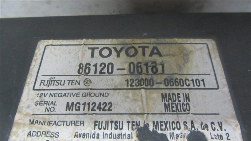 Магнитола TOYOTA CAMRY 40 06-11