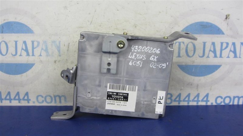 Блок управления двигателем LEXUS GX470 02-09 2004 Внедорожник 4.7 89661-60B31 Б/У