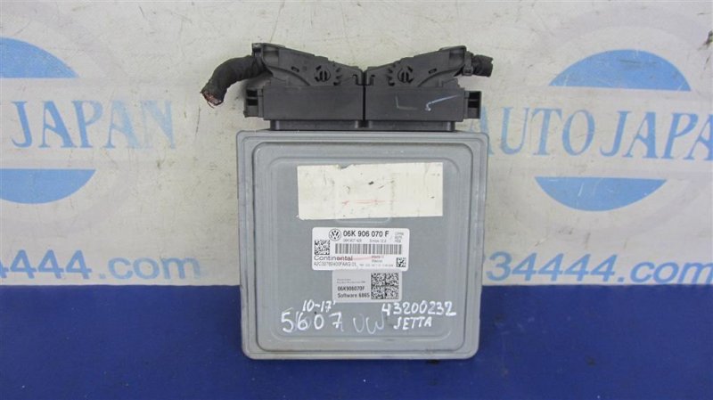 Запчасть блок управления двигателем VOLKSWAGEN JETTA USA 10-17 2014 162 1.8 CPRA 06K 906 070 F Б/У Блок управления двигателем VOLKSWAGEN JETTA USA 10-17 2014 162 1.8 CPRA 06K 906 070 F Б/У