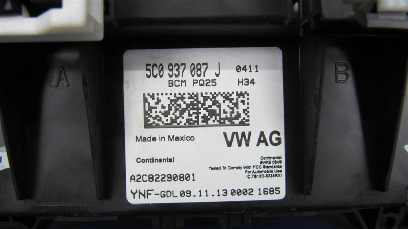 Блок комфорта JETTA USA 10-17 2014 162 1.8 CPRA