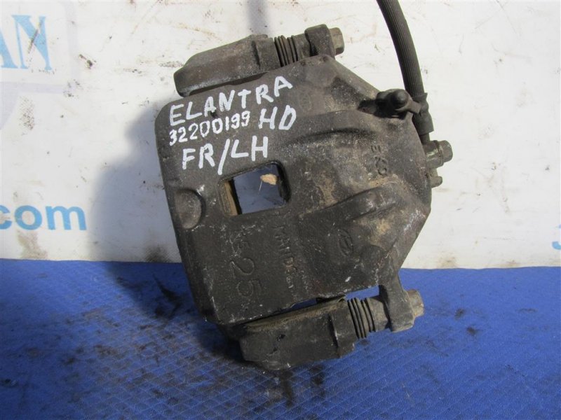 Суппорт тормозной передний левый HYUNDAI ELANTRA HD 06-11 58110-2H300 Б/У