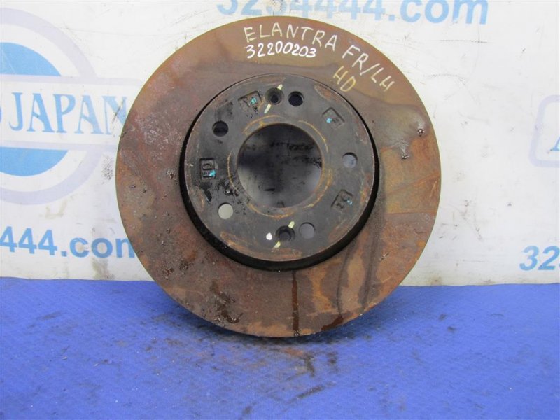 Тормозной диск передний HYUNDAI ELANTRA HD 06-11 51712-2H000 Б/У
