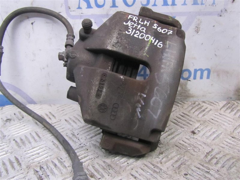 Суппорт тормозной передний левый VOLKSWAGEN JETTA USA 10-17 2014 162 1.8 CPRA 1K0 615 123 E Б/У