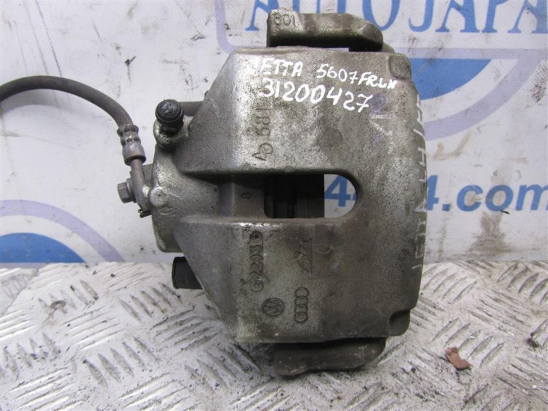 Суппорт тормозной передний левый VOLKSWAGEN JETTA USA 10-17 2014 162 1.8 CPRA 1K0 615 123 E Б/У