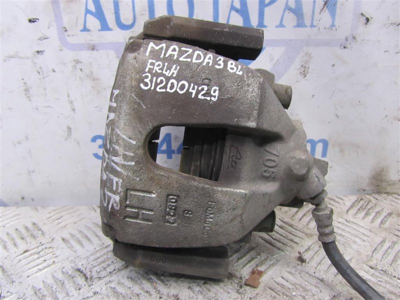 Запчасть суппорт тормозной передний левый MAZDA 3 BL 09-13 BPYK-33-71XB Б/У Суппорт тормозной передний левый MAZDA 3 BL 09-13 BPYK-33-71XB Б/У