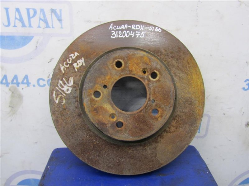 Запчасть тормозной диск передний ACURA RDX 06-12 2008 Внедорожник 2.3 45251-SWA-A00 Б/У Тормозной диск передний ACURA RDX 06-12 2008 Внедорожник 2.3 45251-SWA-A00 Б/У