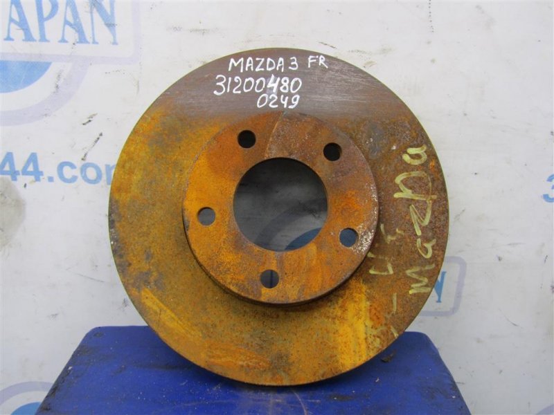 Тормозной диск передний MAZDA 3 BL 09-13 2011 Седан 2.0 C24Y-33-25XD Б/У