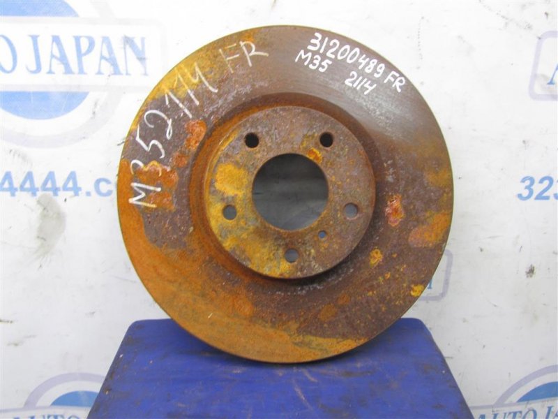 Запчасть тормозной диск передний INFINITI M35/M45 04-10 2006 Седан 3.5 VQ35DE 40206-EG000 Б/У Тормозной диск передний INFINITI M35/M45 04-10 2006 Седан 3.5 VQ35DE 40206-EG000 Б/У