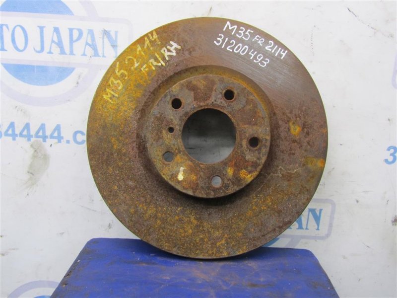 Тормозной диск передний INFINITI M35/M45 04-10 2006 Седан 3.5 VQ35DE 40206-EG000 Б/У