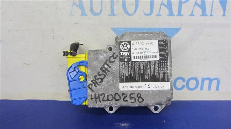 Блок управления AIRBAG VOLKSWAGEN PASSAT B7 11-15 5N0 959 655 T Б/У