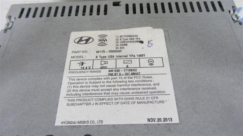 Магнитола HYUNDAI SONATA YF 10-14