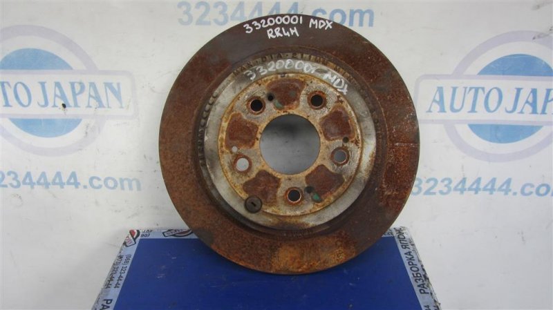 Запчасть тормозной диск задний ACURA MDX (YD2) 06-13 YD2 Б/У Тормозной диск задний ACURA MDX (YD2) 06-13 YD2 Б/У