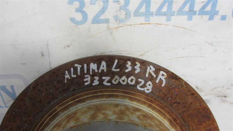 Тормозной диск задний NISSAN ALTIMA L33 12-18 L33 2.5 Тормозной диск задний NISSAN ALTIMA L33 12-18 L33 2.5