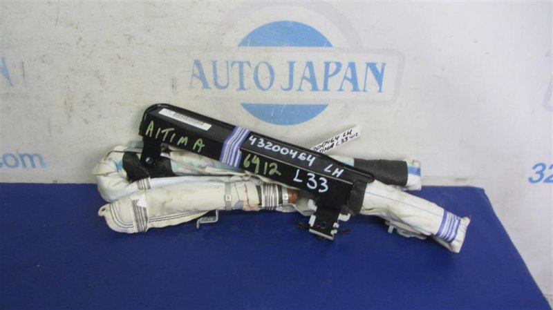 Подушка безопасности (штора) левая NISSAN ALTIMA L33 12-18 2014 L33 2.5 985P1-3TA3A Б/У