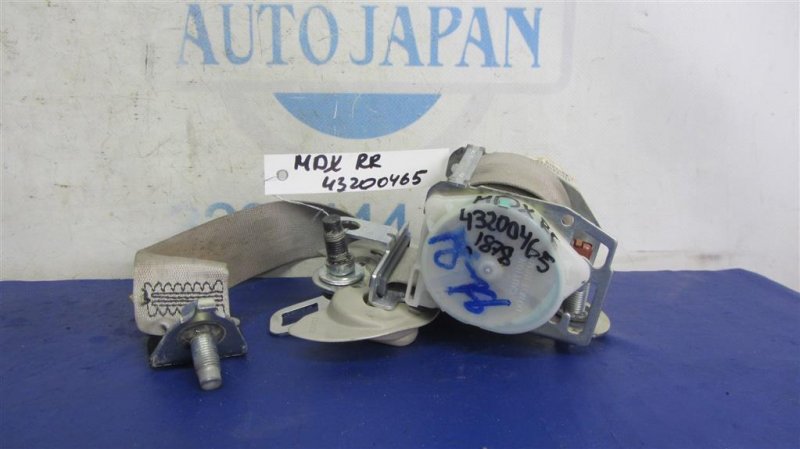 Запчасть ремень безопасности задний ACURA MDX (YD2) 06-13 2008 YD2 3.7 Б/У Ремень безопасности задний ACURA MDX (YD2) 06-13 2008 YD2 3.7 Б/У