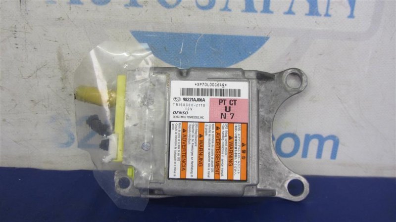 Блок управления AIRBAG SUBARU LEGACY 09-15 BM 2010 Седан 2.5 EJ253 98221AJ06A Б/У