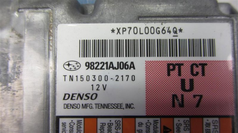 Блок управления AIRBAG LEGACY 09-15 BM 2010 Седан 2.5 EJ253