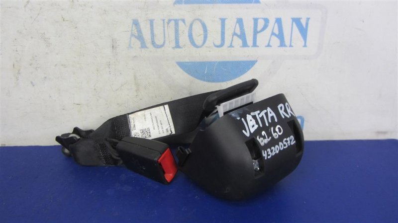 Ремень безопасности задний VOLKSWAGEN JETTA USA 10-17 2014 162 1.8 CPRA 5C6 857 807 D RAA Б/У