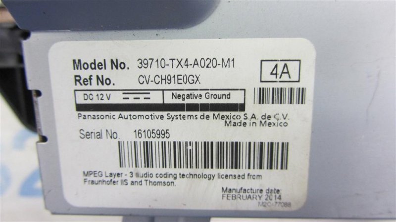 Монитор ACURA RDX 12-19 Внедорожник 3.5