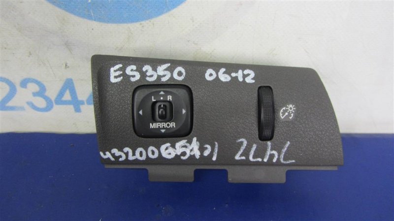 Блок управления зеркалами LEXUS ES350 06-12 2009 Седан 3.5 84872-30020 Б/У