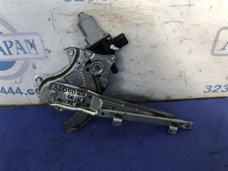 Стеклоподъемник задний левый MITSUBISHI LANCER X 10 07-15 5743A065 Б/У
