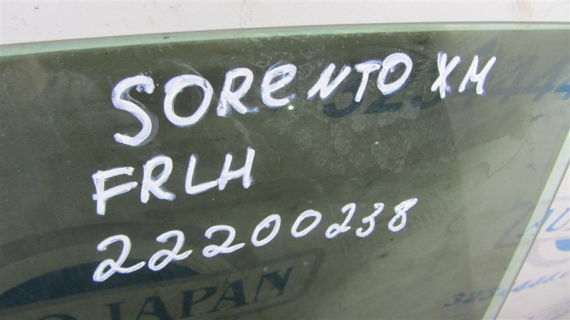 Стекло двери переднее левое SORENTO XM 09-14 Стекло двери переднее левое SORENTO XM 09-14