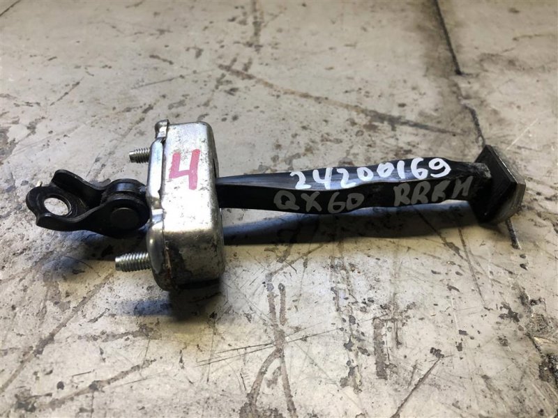 Запчасть ограничитель двери задний правый INFINITI QX60/JX35 12-20 2014 Внедорожник 3.5 VQ35DE 82430-3JA0A Б/У Ограничитель двери задний правый INFINITI QX60/JX35 12-20 2014 Внедорожник 3.5 VQ35DE 82430-3JA0A Б/У