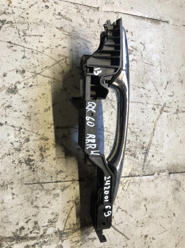 Ручка двери наружная задняя правая INFINITI QX60/JX35 12-20 2014 Внедорожник 3.5 VQ35DE 82640-1BA0A Б/У
